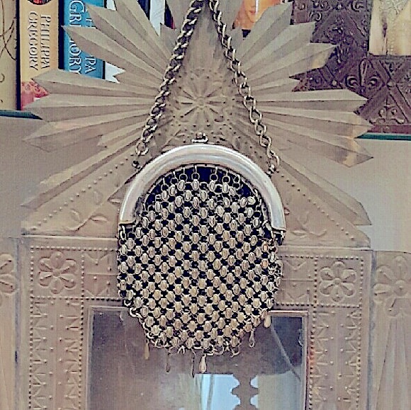 RENAISSANCE ERA, ANTIQUE CHATELAINE PURSE - Picture 3 of 5